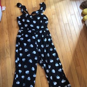 Loft petite lotus jumpsuit